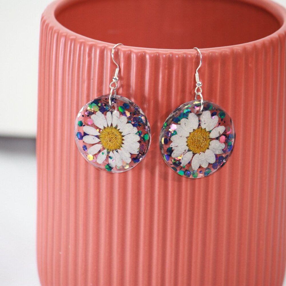 Hand Crafted Daisy Earrings